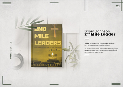 2nd Mile Leaders Book Cover book branding church composition cover design graphic design guideline guidence illustration logo print religion simple vector yellow