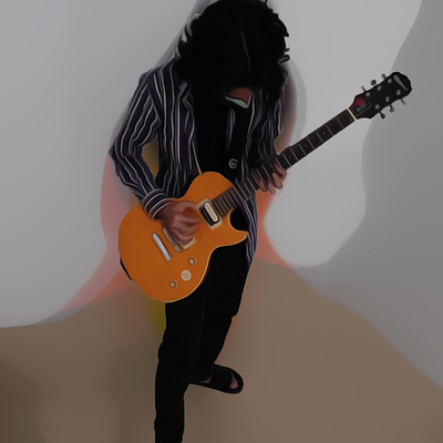 Guitar Hero Pro !!! adobe photoshop digital art digital oil paint graphic design photo editing photo manipulation
