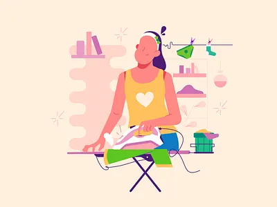 Flatiron background branding business cartoon design illustration logo person ui vector