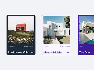 Booking listing bangalore booking component component design design figma hotel hotel booking listing minimal modern product design resort typography ui uiux web design