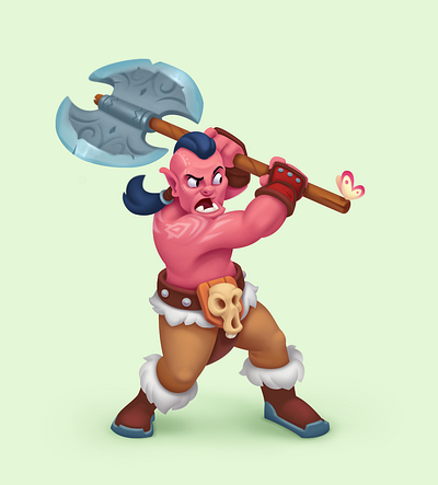 Butterfly casual character characterdesign conceptart design digitalart gamedev illustration mascot design