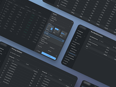 CRM Tables add analytics app chart crm dark dark theme dashboard design edit form list table ui ux web app