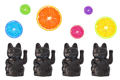 Oh, hello cats collage content digitalart digitalcollage fun graphic design