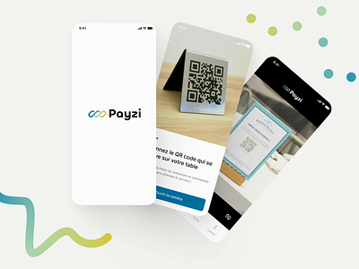 Payzi • Concept animation application clean code concept design figma interface design menu mobile payment qr restaurant scan simple solution ui ux