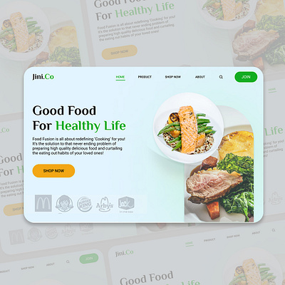 Food Landing Page Website UI/UX Design In Figma colorfullgraphics food design website food ui ux food ui ux design food website ui design landing page webiste new ui design tanveerazizg ui ui apps designs ui design ui designs 2022 ui trends 2022 ui ux 2022 ui ux design uiux ux design webpage ui design website ui design website uiux design