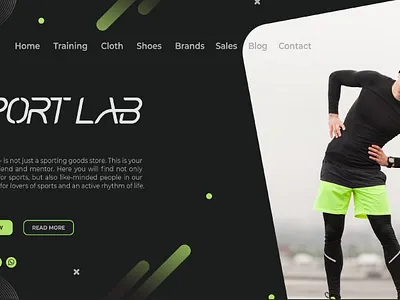 Sport Lab / logotype / brand identity sporting store branding graphic design identity logo sport sport logo