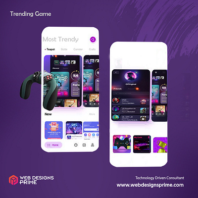 Trending Ga, app appdesign appdeveloper appdevelopment designideas gamingapp trendinggame uidesign uxdesign webdesignsprime