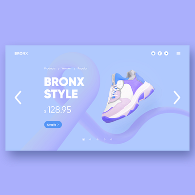 Bronx concept branding graphic design landing ui ux vector web