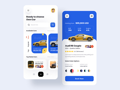 Car Booking - Mobile App app app design car car app car booking app car booking mobile app design mobile app mobile design ui ui design