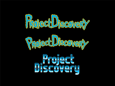 Project Discovery typo adventure branding design discovery font graphic design icon icon set illustration lettering logo portal rick morty science space syfy toxic typo typografy vector