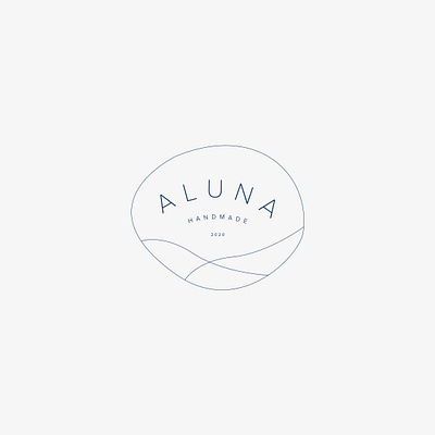 Aluna Handmade Logo branding graphic design illustration logo minimal modern
