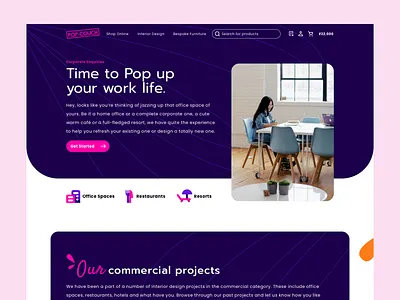 Landing Page - Corporate Enquiries branding corporate design ecommerce graphic design illustration landing page marketing ui ux vector website