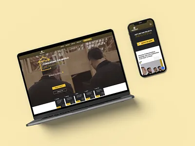 Web Design for Contracting Services art direction branding construction contracting design real estate ui web design