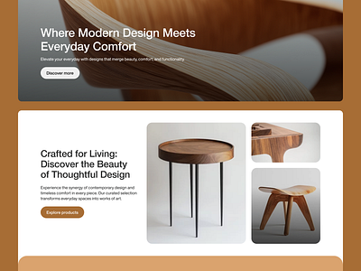 Modern Website Design: Furniture business design furniture minimalist modern ui ux webflow website