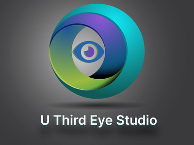 U third eye studio branding design gotechgiants graphic design illustration logo typography ui ux vector