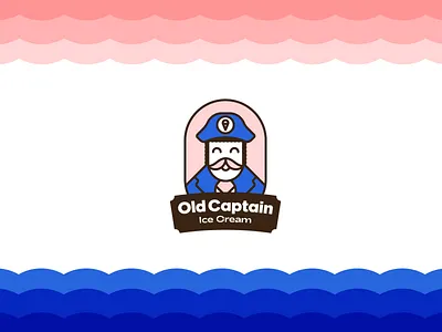 Old Captain Ice Cream. brandidentity branding design graphicdesign illustration logo logotype puertorico ui welovedesign