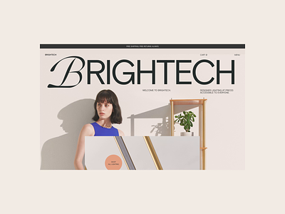 Brightech - Early Concept 2 design e-com e-commerce ecom ecommerce layout shop shopify shopping type typography ui ux website