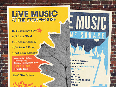 Throwback Thursday - Music bar design graphic design live music music posters restaurant