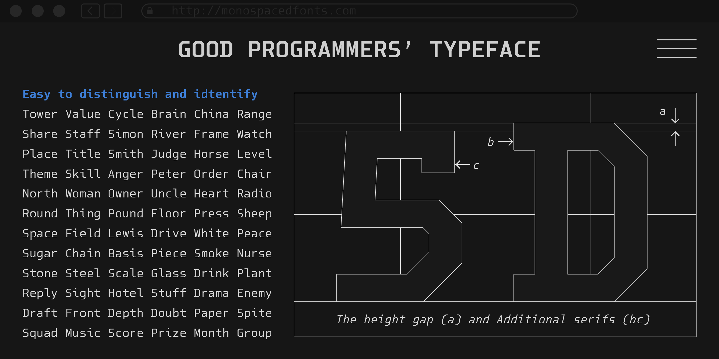 Debugger font font design type type design typeface