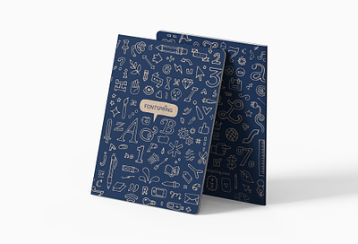 Fontspring Scout Book design doodles fontspring giveaways illustration notebook print rewards scout books