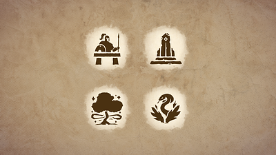 Map Markers design gaming icons illustration minimal ui vector