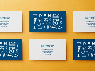 Fontspring letterpress business cards business card embossed fonts fontspring letterpress print typography