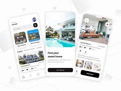 Real Estate App Exploration app design ui ui design ux