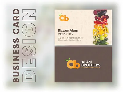 Business Card - Alam Brothers branding graphic design logo ui