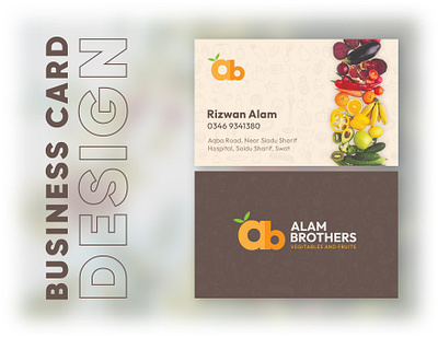 Business Card - Alam Brothers branding graphic design logo ui