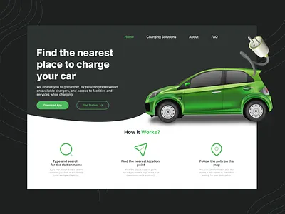 Ev charge web deisgn app design ev charge ev charging ev charging web graphic design ui ui design ux