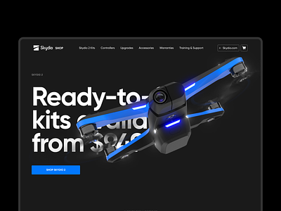 Soaring with Skydio ecommerce product page ui ux