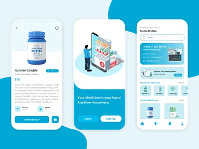 Medical store Concept app design graphic design medical app medical store medicine app medicines medicines app medicines ui medicines ui ux ui ui design ux