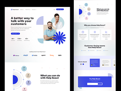 SaaS Landing Page business clean ui concept design header hero landing page landingpage design popular redesign saal landing page saas saas website tech trending ui uiux web design website website design