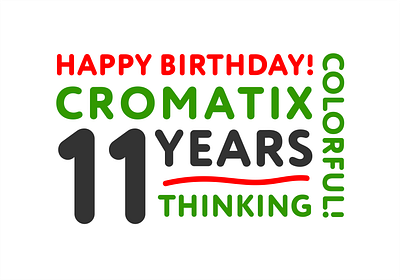 Happy BirthDay Cromatix 2022 branding chisinau creative cromatix cromatix creative image lab cromatixlab design illustration logo moldova