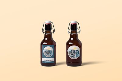 Kombucha Bottle Branding beer branding drink kombucha kombucha bottle packaging