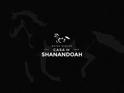 Casa de Shanandoah branding casadeshanandoah design graphicdesign horse icon lasvegas logo logobrand rebrand vintagevegas waynenewton