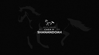 Casa de Shanandoah branding casadeshanandoah design graphicdesign horse icon lasvegas logo logobrand rebrand vintagevegas waynenewton