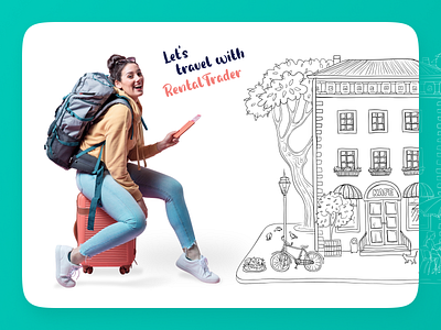 Let’s travel! artwork concept design graphic design illustration rental rental app travel travel app ui ui design uiux uiuxdesign vacation rental
