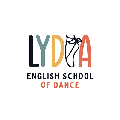 Lydia - English School of Dance branding design graphic graphic design logo logo design