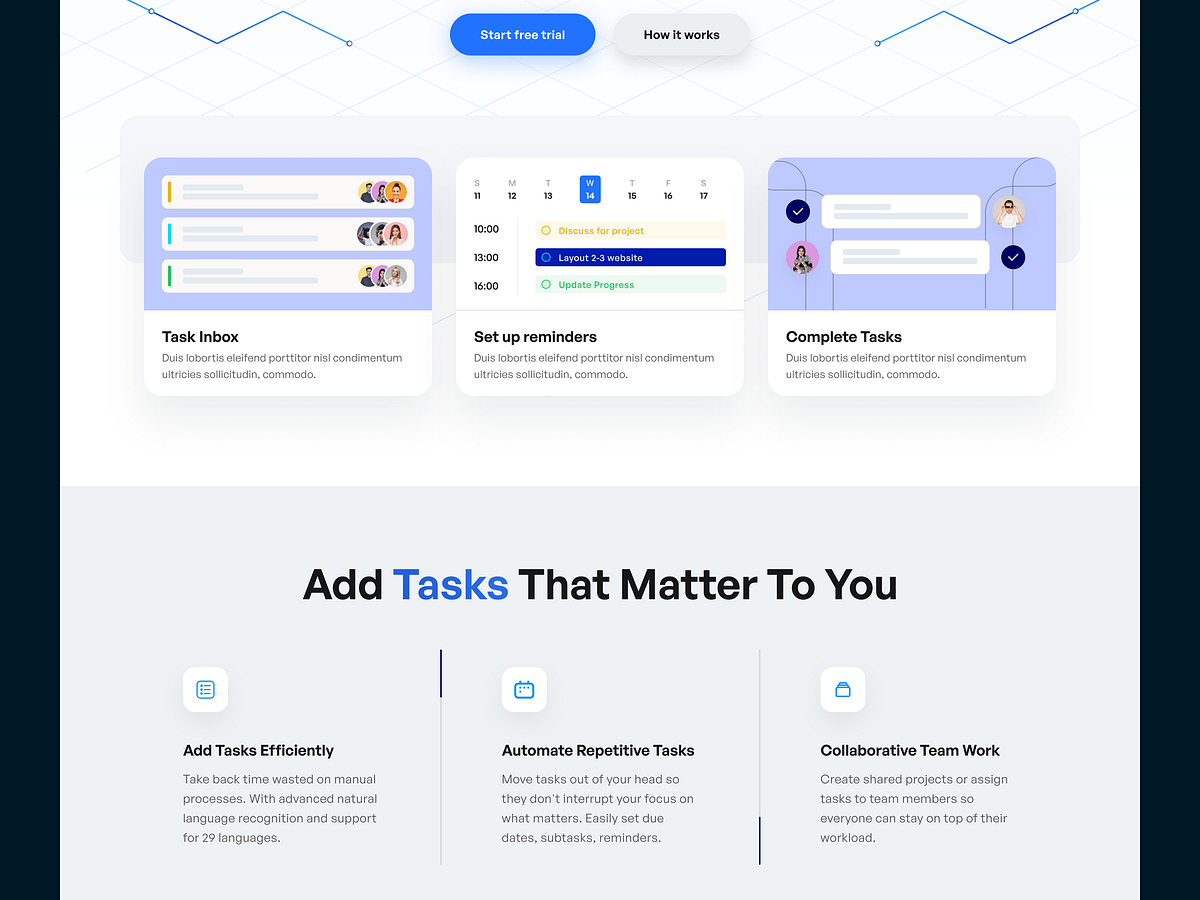 Task Management - Website by Bagas Prayogo for Morva Labs on Dribbble