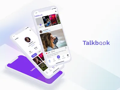 Talkbook App UI Design | CodeStore Technologies app design branding case study design facebook graphic design illustration instagram logo mobile app mobile app development company motion graphics social networking app talkbook twitter typography ui ux vector web app