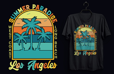 Summer T-shirt Design. custom tshirt