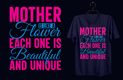 Mother Typography T-shirt Design. custom tshirt