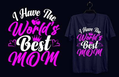 Mother Typography T-shirt Design. custom tshirt