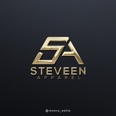 Logo SA 3d branding business company design fashion graphic design icon illustration lenovo estilo logo logofashion logostyle logotype new logo realestate renovo estilo style typography vector