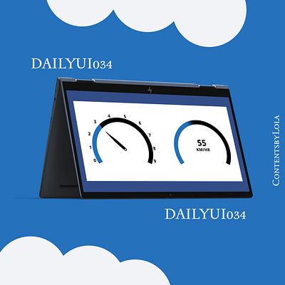 Daily UI #034 car dailyui dashboard design speedometer ui uidesign uiux