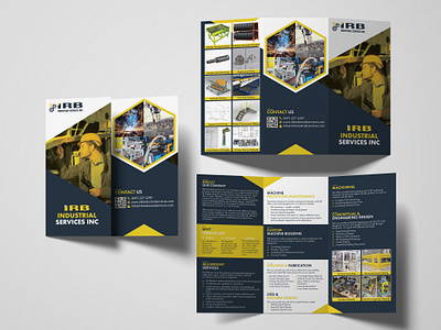 Trifold Brochure Design Template.
