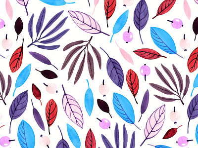 Abstract decorative seamless watercolor pattern. decorative