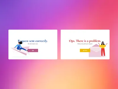 Daily UI 011 011 daily ui daily ui 011 dailyui dailyui011 flash flash messages illustrations messages notification sent notification ui