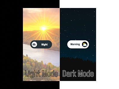 ✨ Day 7 of #100DaysOfDesign – Dark Mode Toggle Switch UI ✨